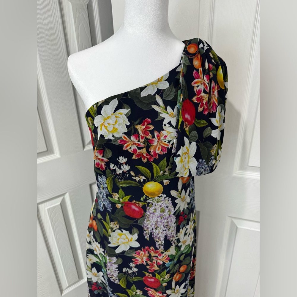 🌺🆕Sachin + Babi One Shoulder Chelsea Floral Gown, Size 4🌺 - Picture 4 of 16